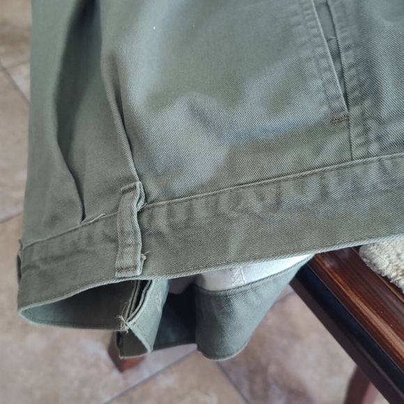 Baxter Brand Chino Jeans Wear Comfort Fit Retro 100% Cotton Pleats cuff bottoms - Picture 3 of 6